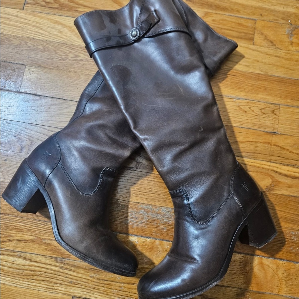 FRYE AND CO. Brown Over the Knee Boots Classic Style